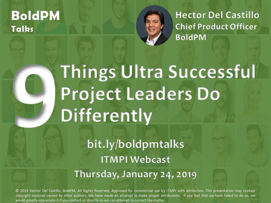 9 Things Ultra Successful Project Leaders Do Differently