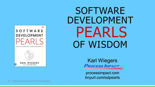 Software Development Pearls of Wisdom