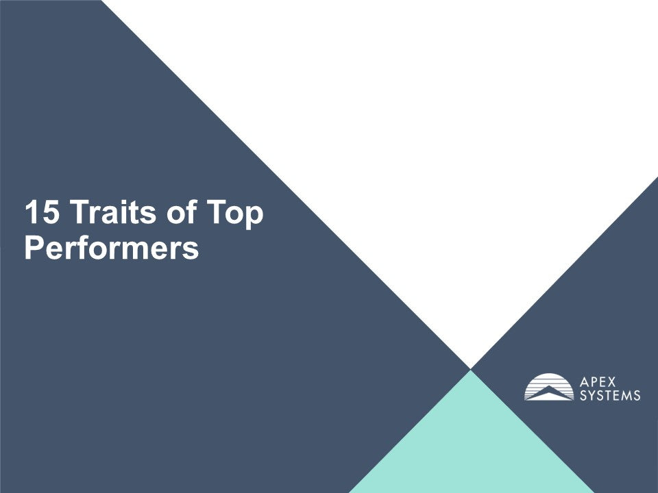 Traits of Top Performers